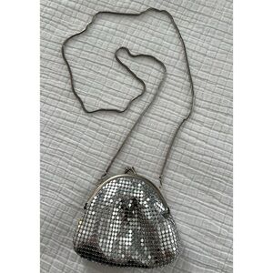Mark. Silver Metallic Mesh Clutch (or Crossbody?)